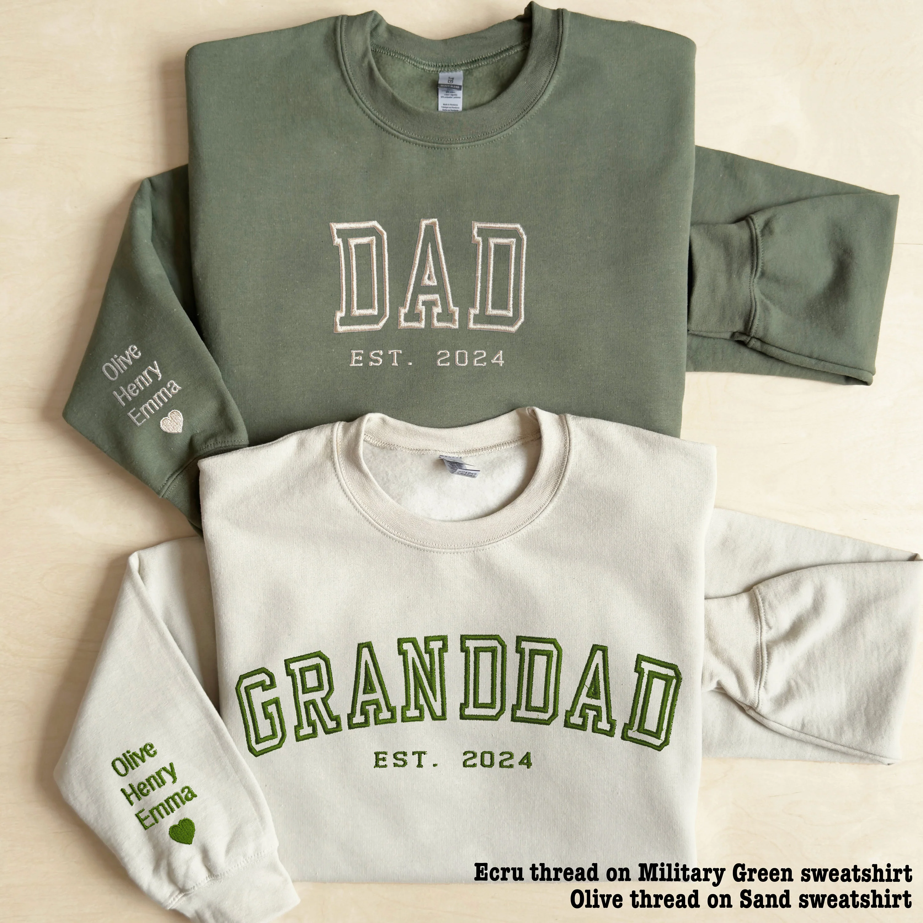 Classic Varsity Dad Embroidered Sweatshirt - Image 3