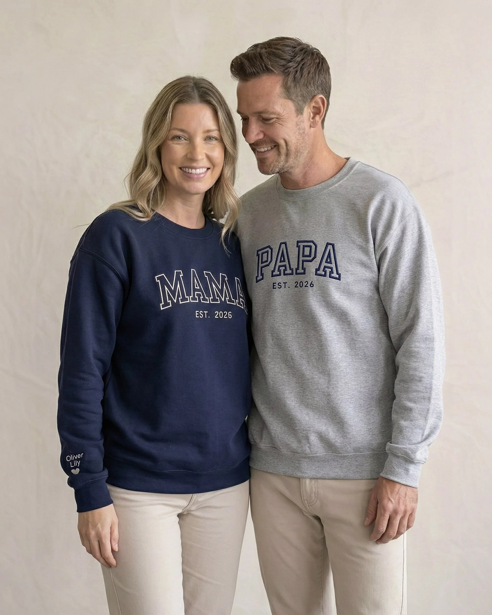 Classic Varsity Mama Embroidered Sweatshirt - Image 8