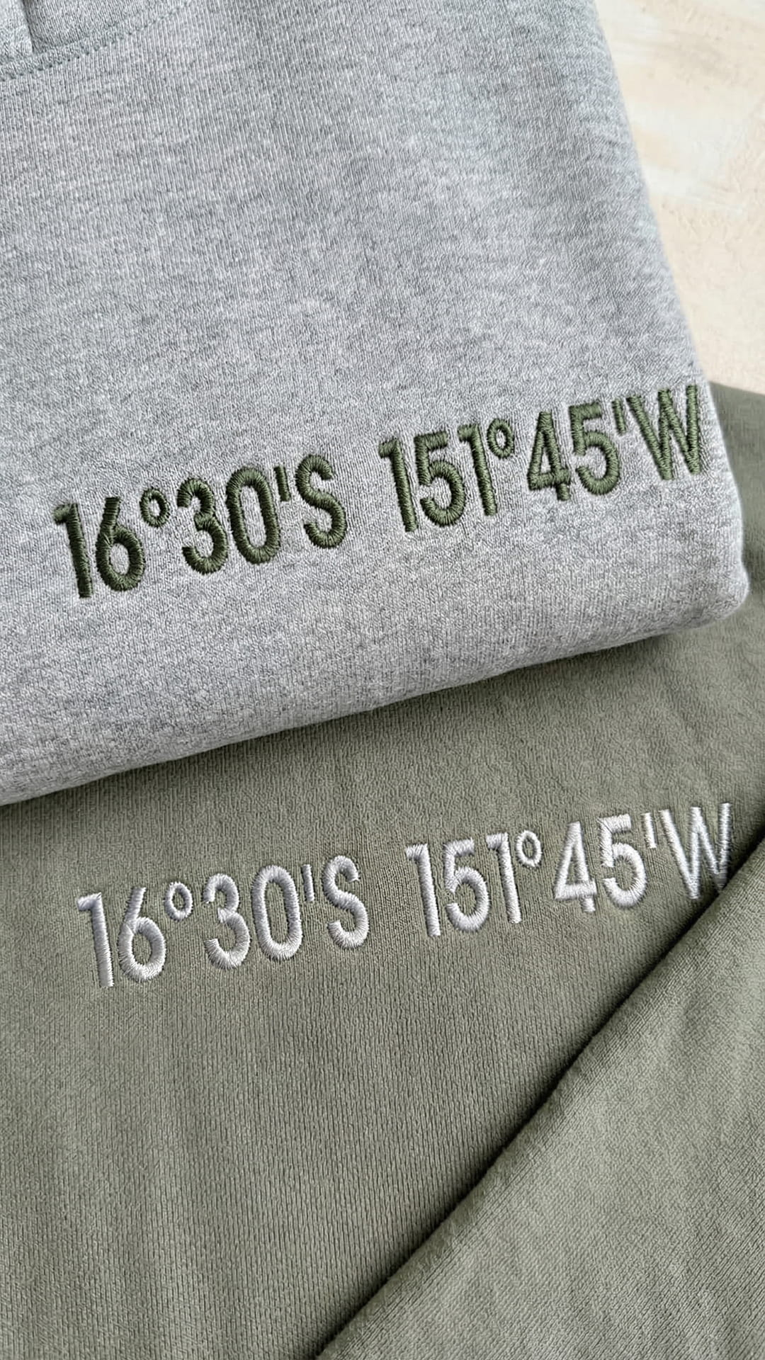 Custom Embroidered Coordinates Sweatshirt - Image 9