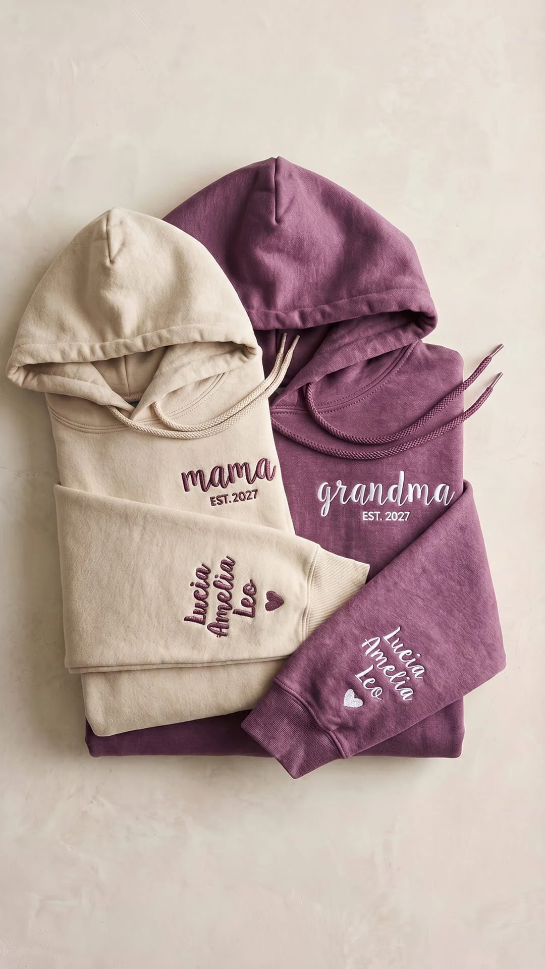 Script Est. Embroidered Sweatshirt | Personalized Mama Grandma Gift - Image 7