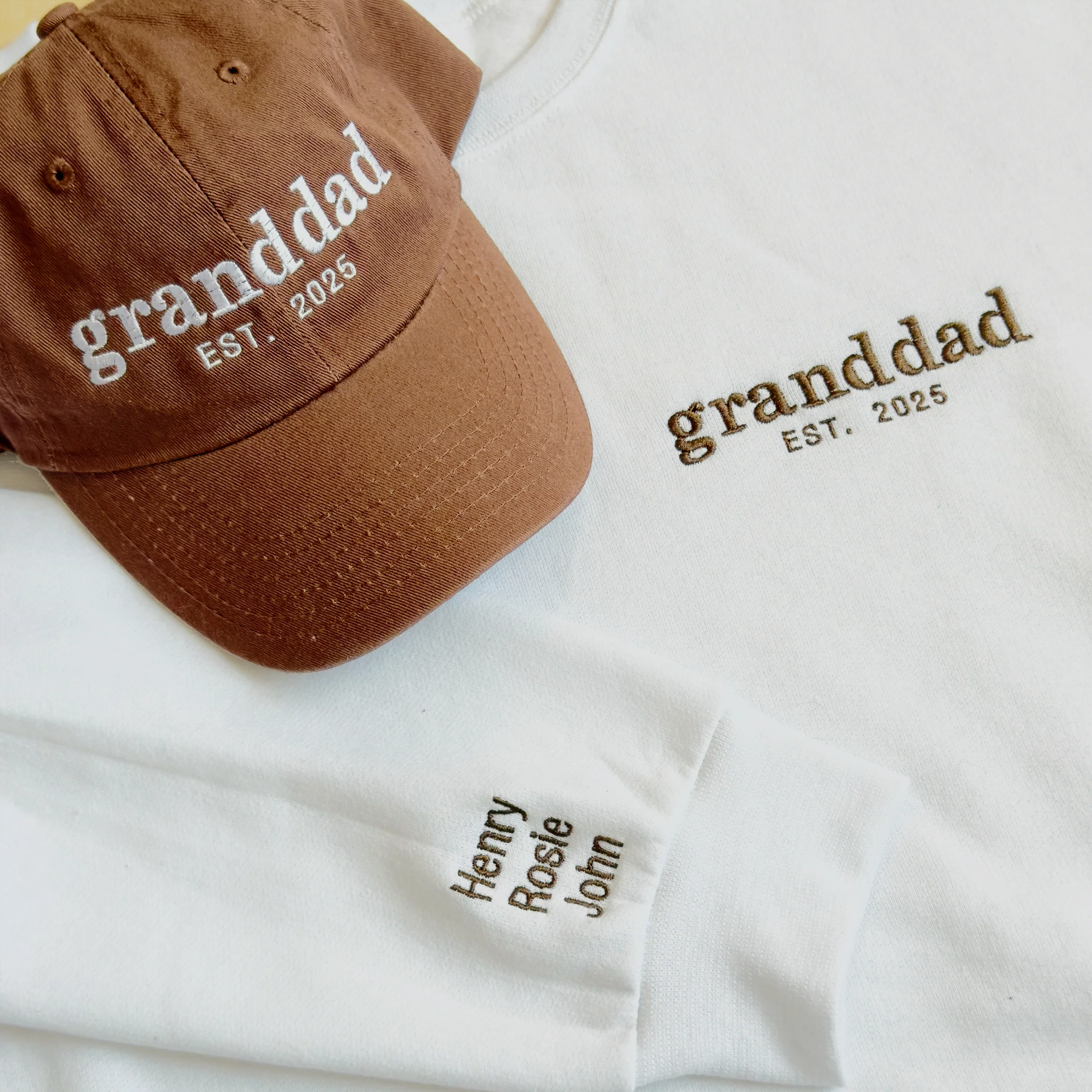 Embroidered Dad Sweatshirt - Image 4