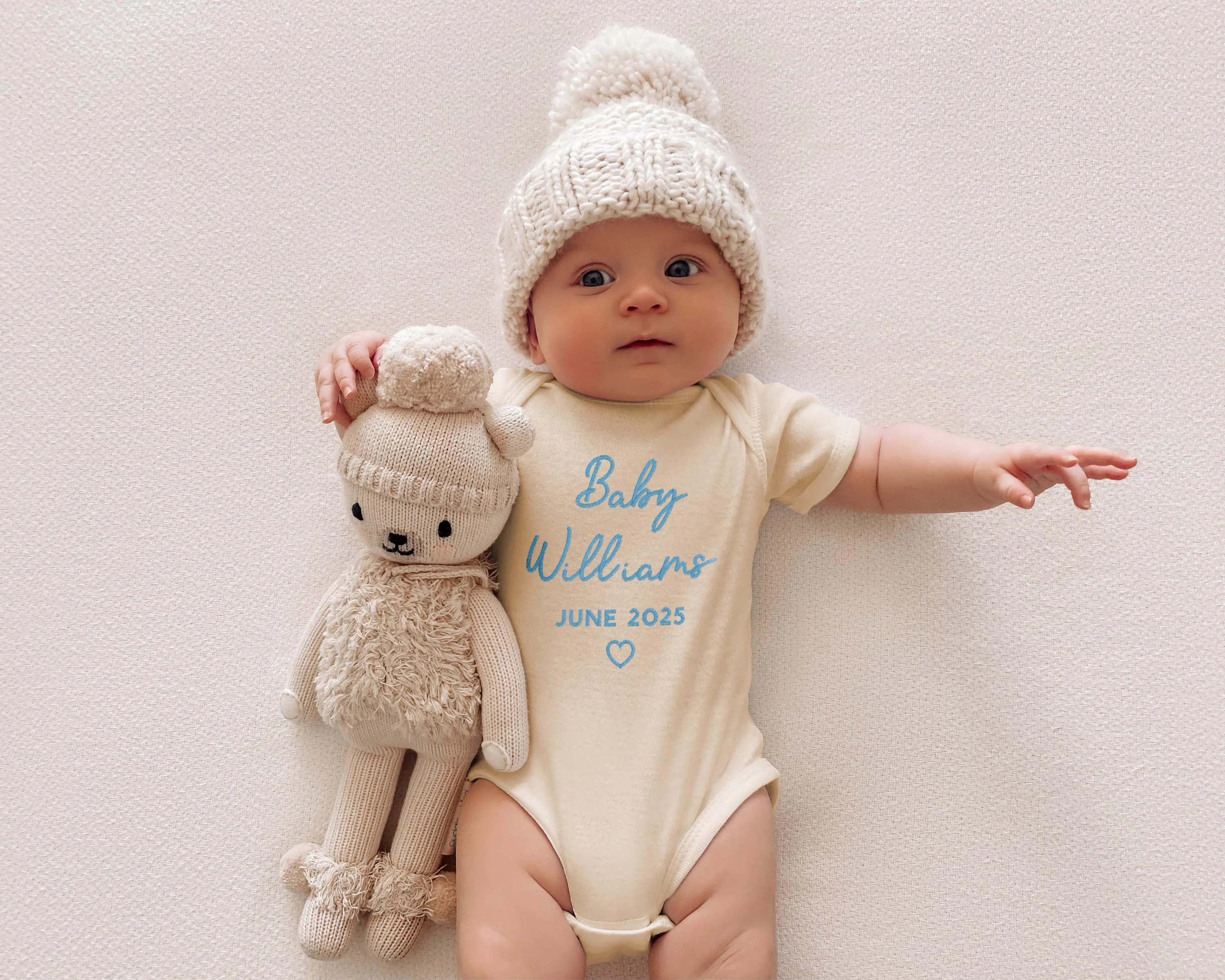 Pregnancy Announcement Embroidered Bodysuit - Image 4