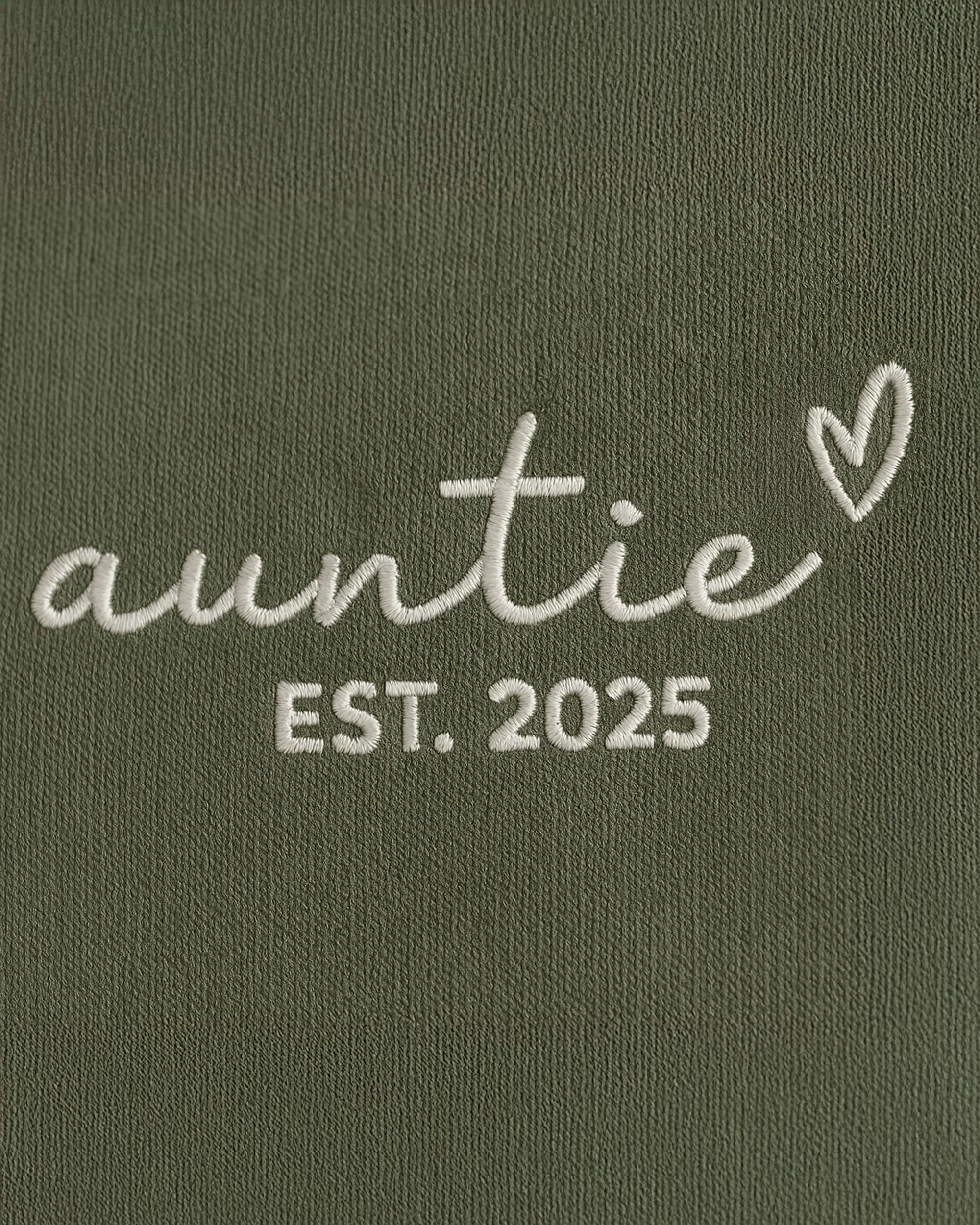 Script Auntie Embroidered Sweatshirt - Image 7
