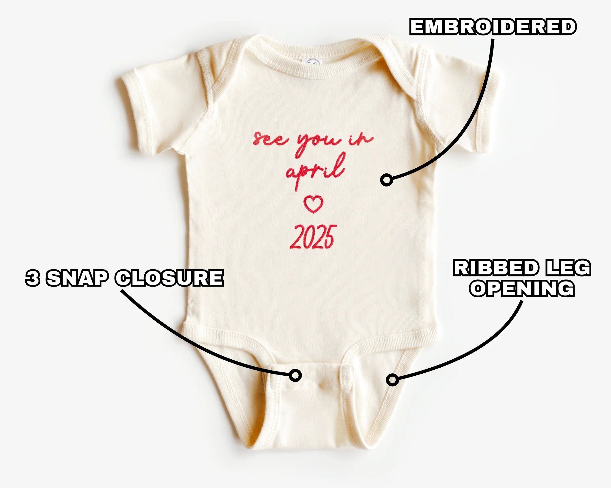See You in Time Embroidered Bodysuit - Image 8