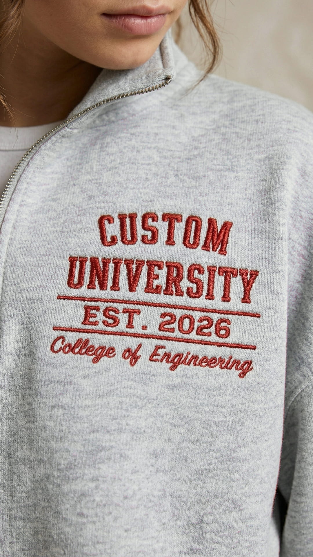 New Student & Grad Gift Box | Custom Embroidered Quarter-Zip Set - Image 3