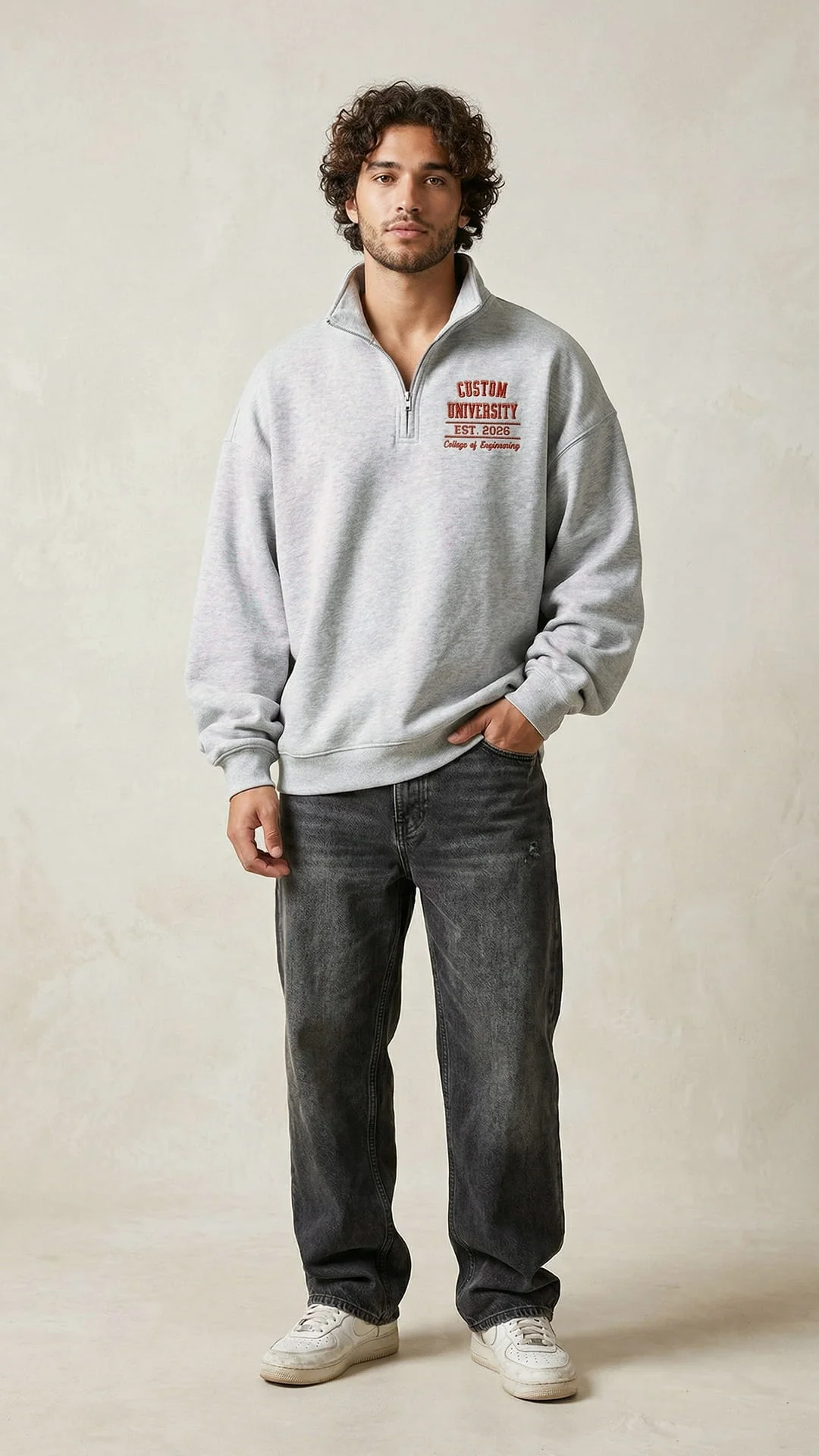 New Student & Grad Gift Box | Custom Embroidered Quarter-Zip Set - Image 6