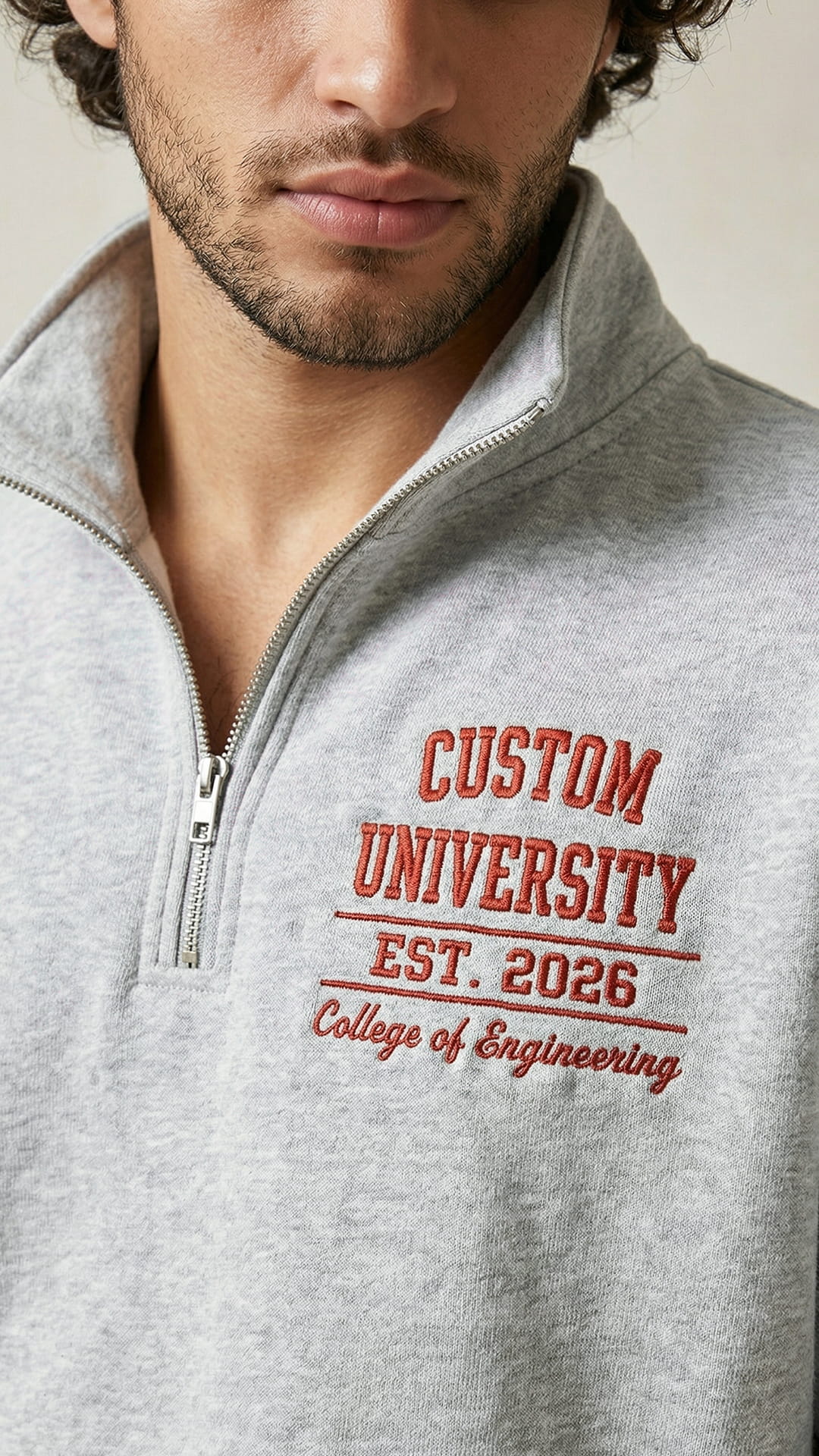 New Student & Grad Gift Box | Custom Embroidered Quarter-Zip Set - Image 7