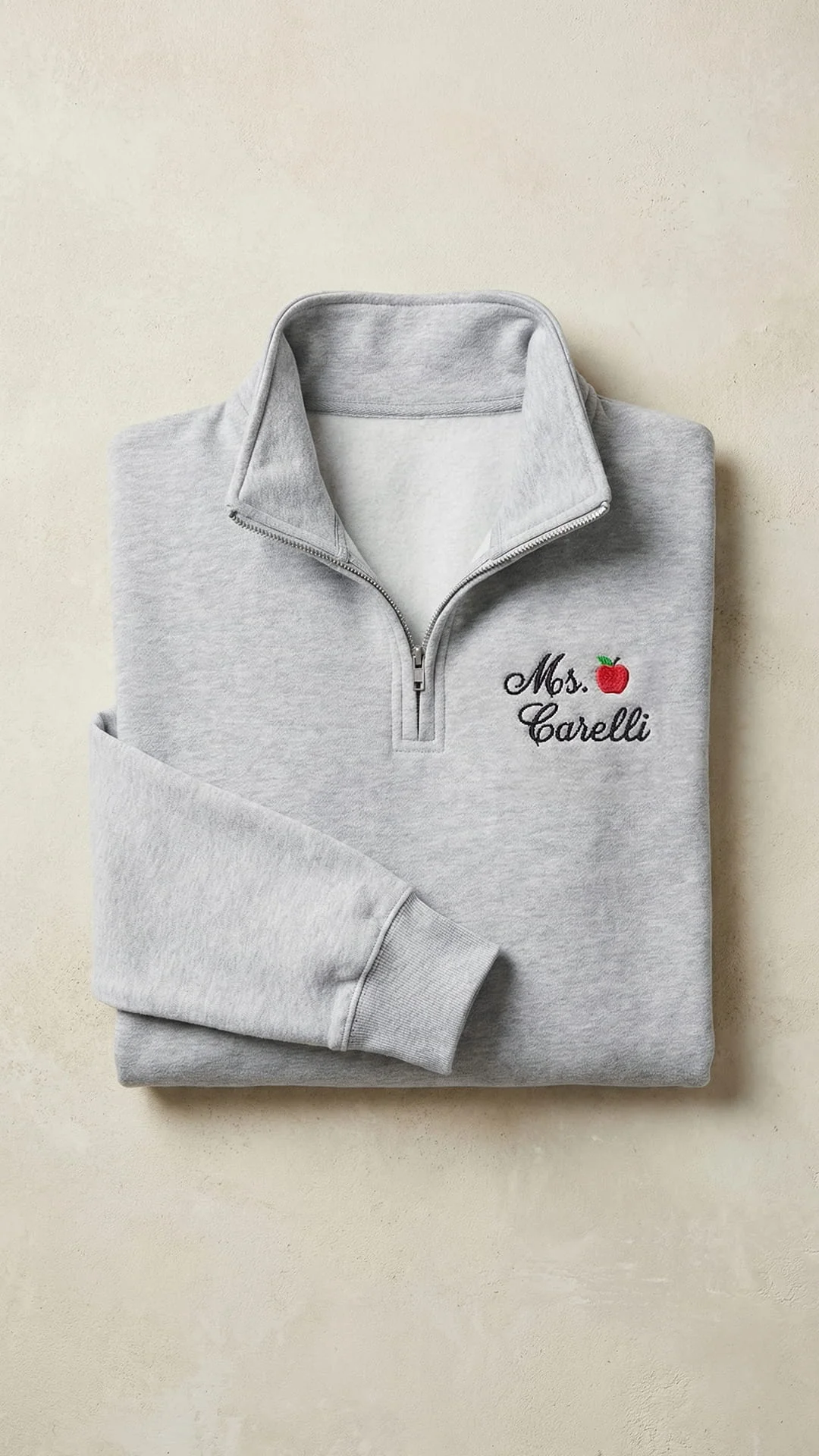 Teacher Gift Box with Custom Embroidered Quarter-Zip - Image 4