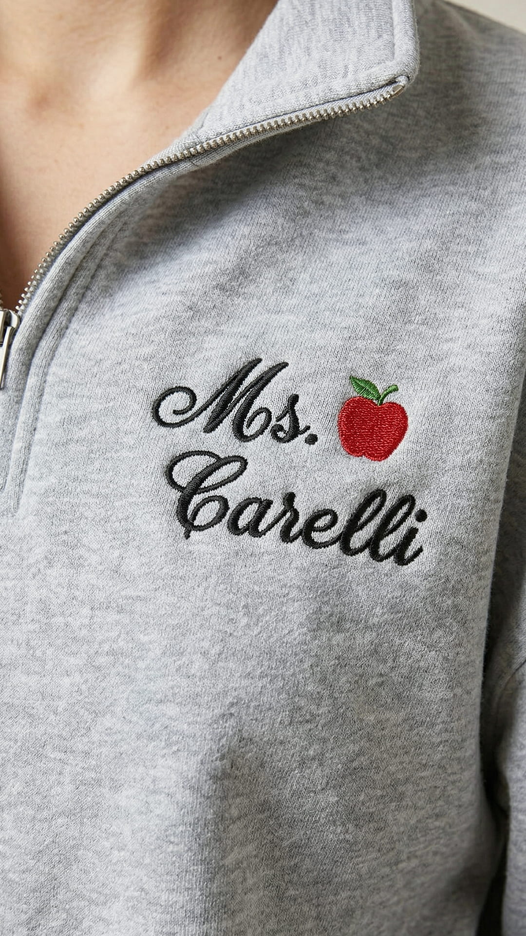 Teacher Gift Box with Custom Embroidered Quarter-Zip - Image 3