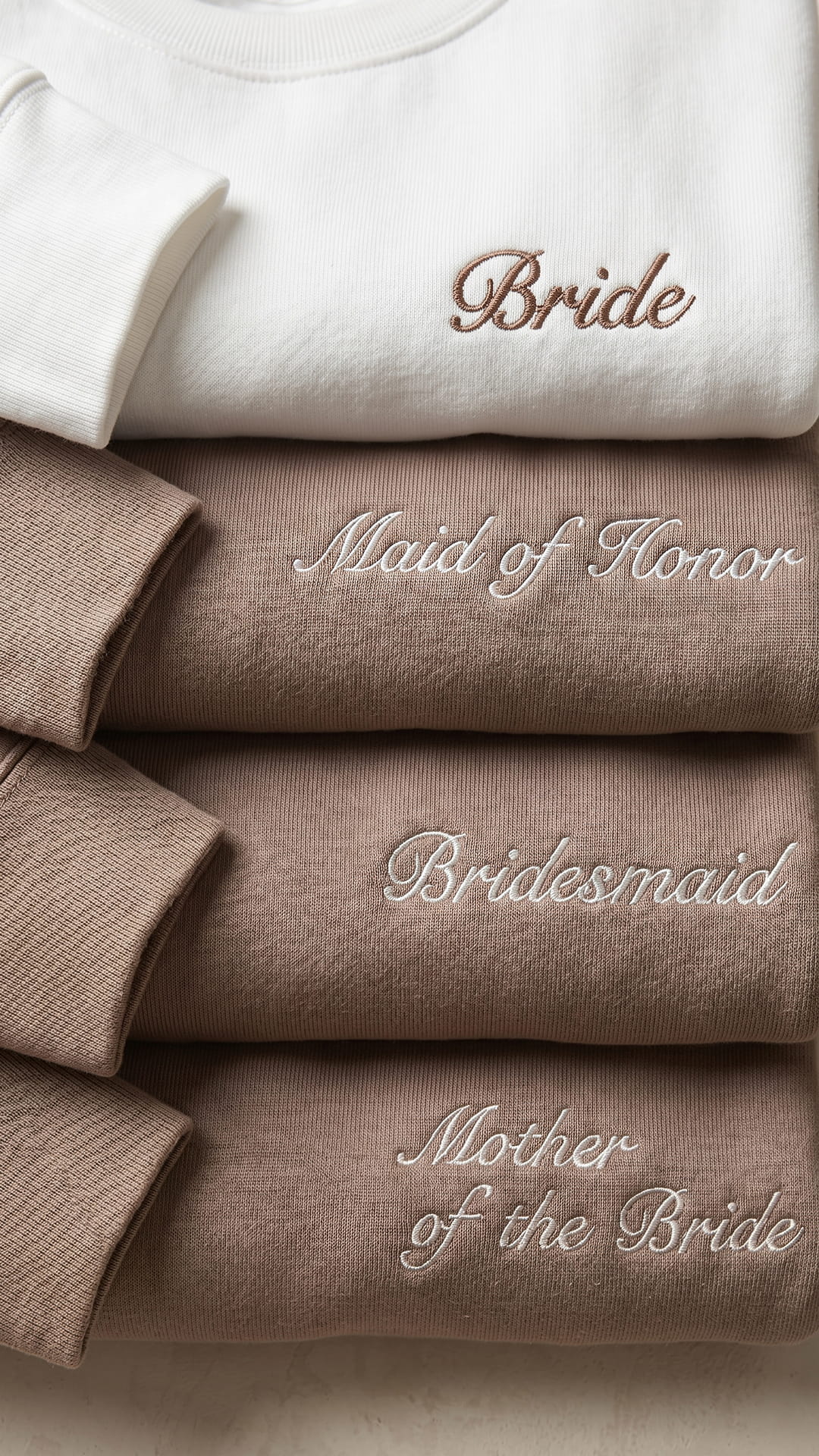 The Bridal Party Gift Set | Script Embroidered Sweatshirt & Personalized Tote - Image 3