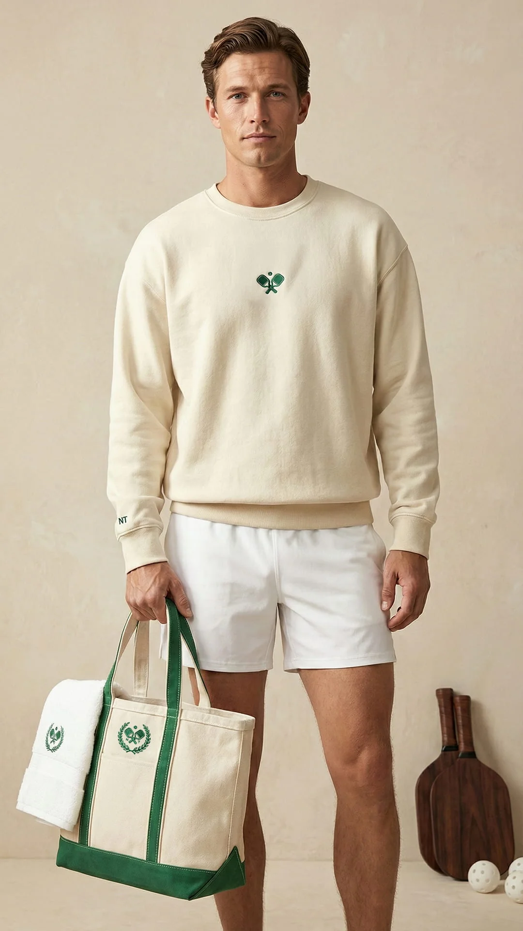 The Heritage Pickleball Bundle | Natural Canvas & Court Green - Image 3