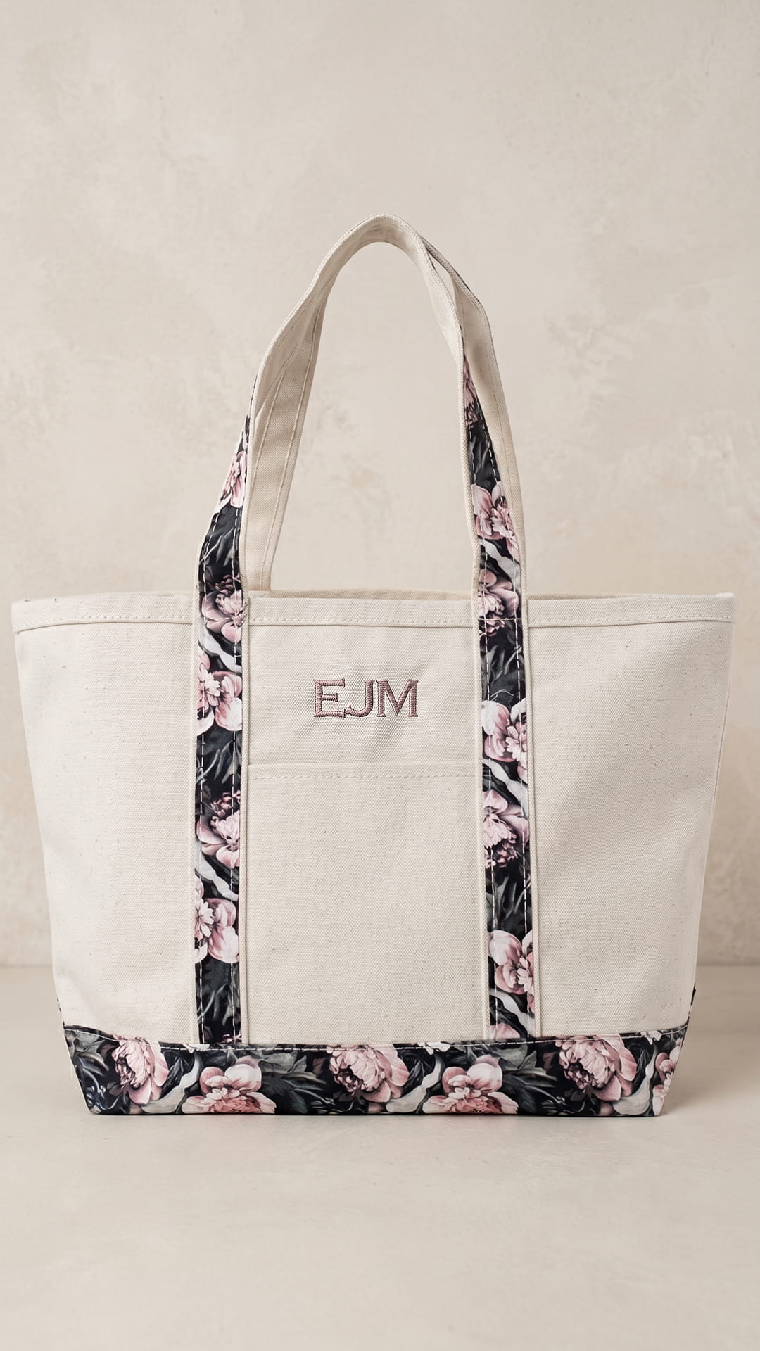 The Monogram Keepsake Box | Personalized Tote, Clutch & Waffle Throw Gift Set - Image 7