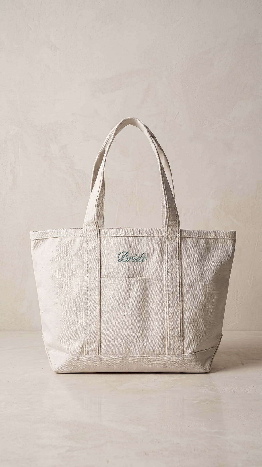 The Mrs. Gift Set | Embroidered Crop Tee, Matching Shorts & Bridal Tote - Image 7