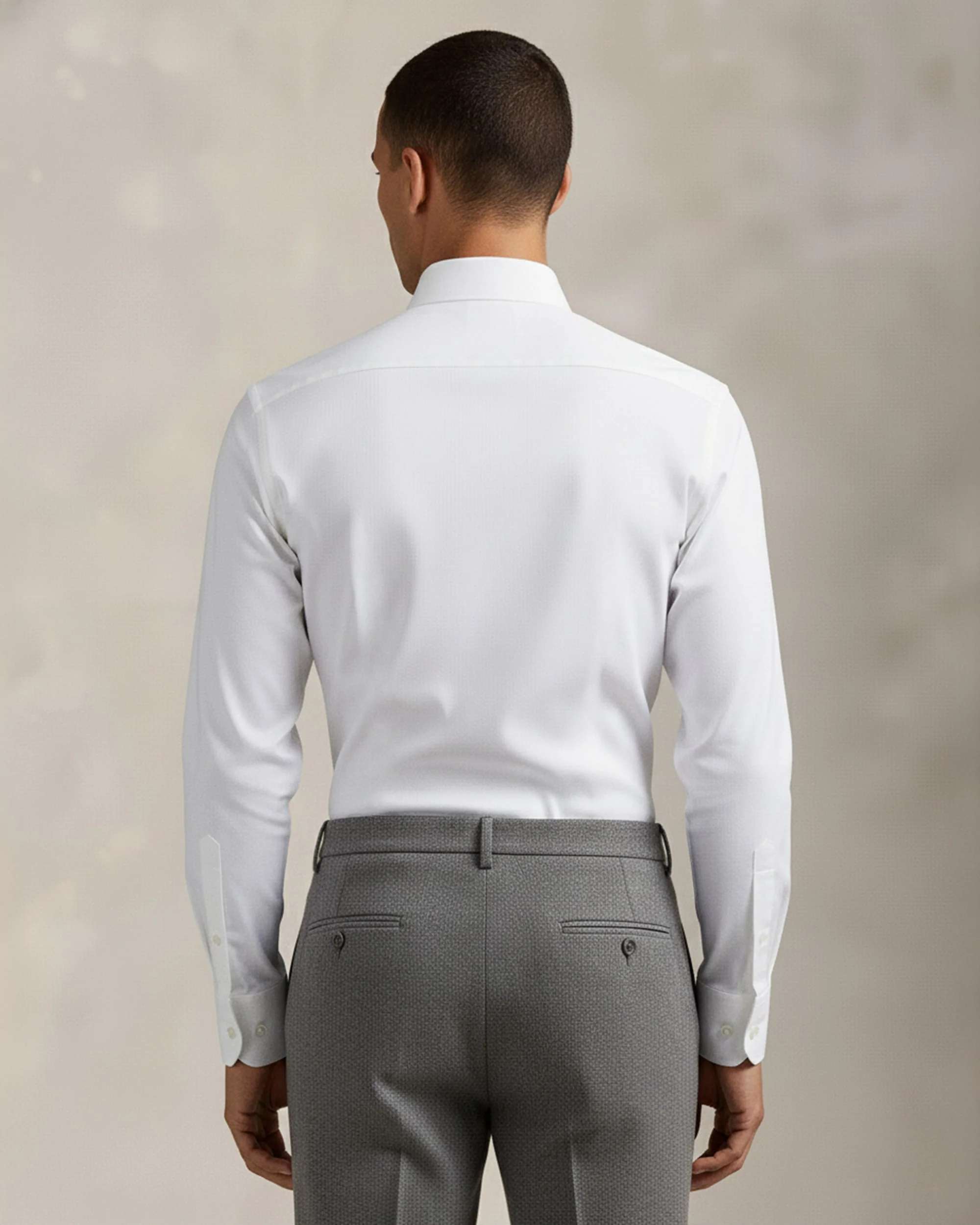 Under-Collar Keepsake Stretch Woven Shirt - Image 4