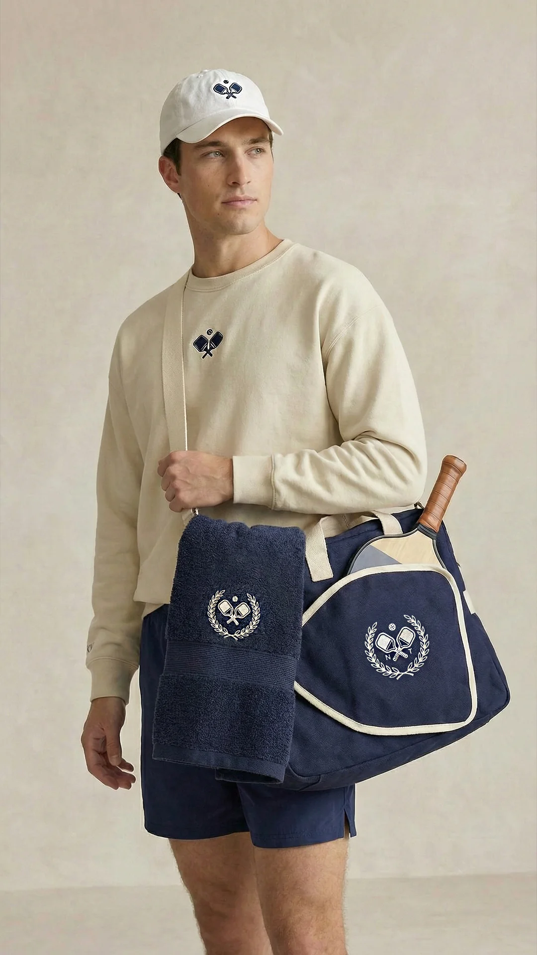 Unisex Heritage Pickleball Bag | Navy - Image 4